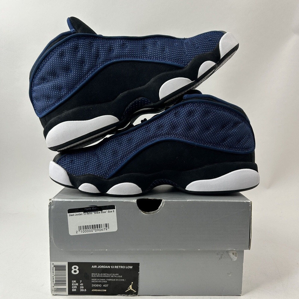 Nike Shoes Air Jordan 13 Retro Low “Brave Blue” 2024 - Picture 3 of 8